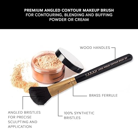 Large Angled Contour Brush