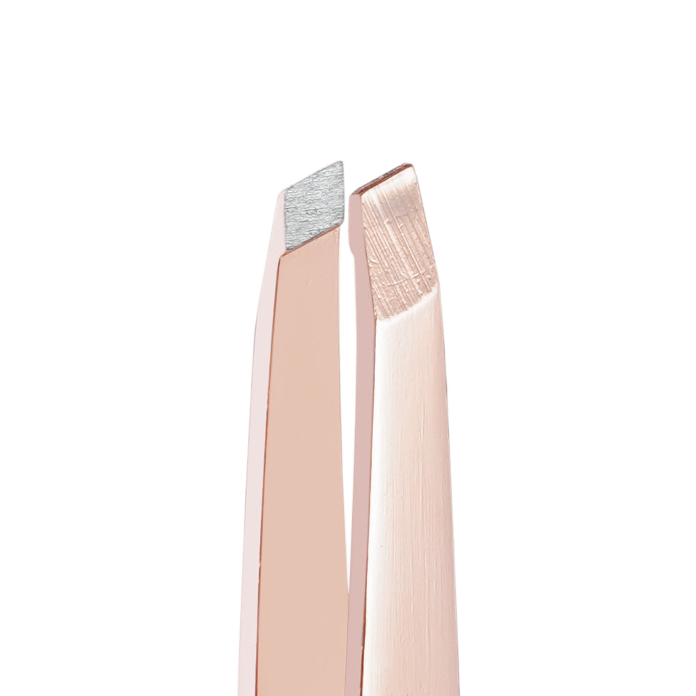 Slanted Tip Tweezers - Rose Gold Collection