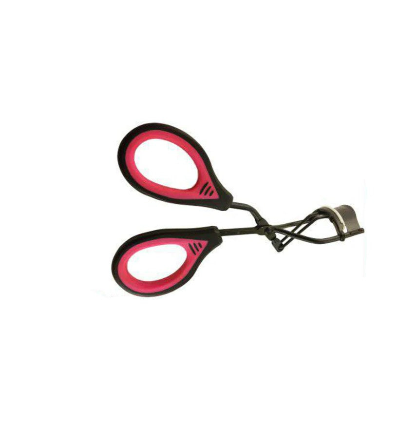 Comfort Grip Eyelash Curler-Black/Red
