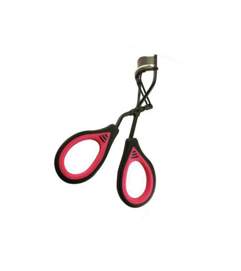 Comfort Grip Eyelash Curler-Black/Red