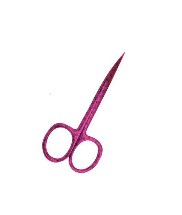 Designer Cuticle Scissors-Pink Polka Dot