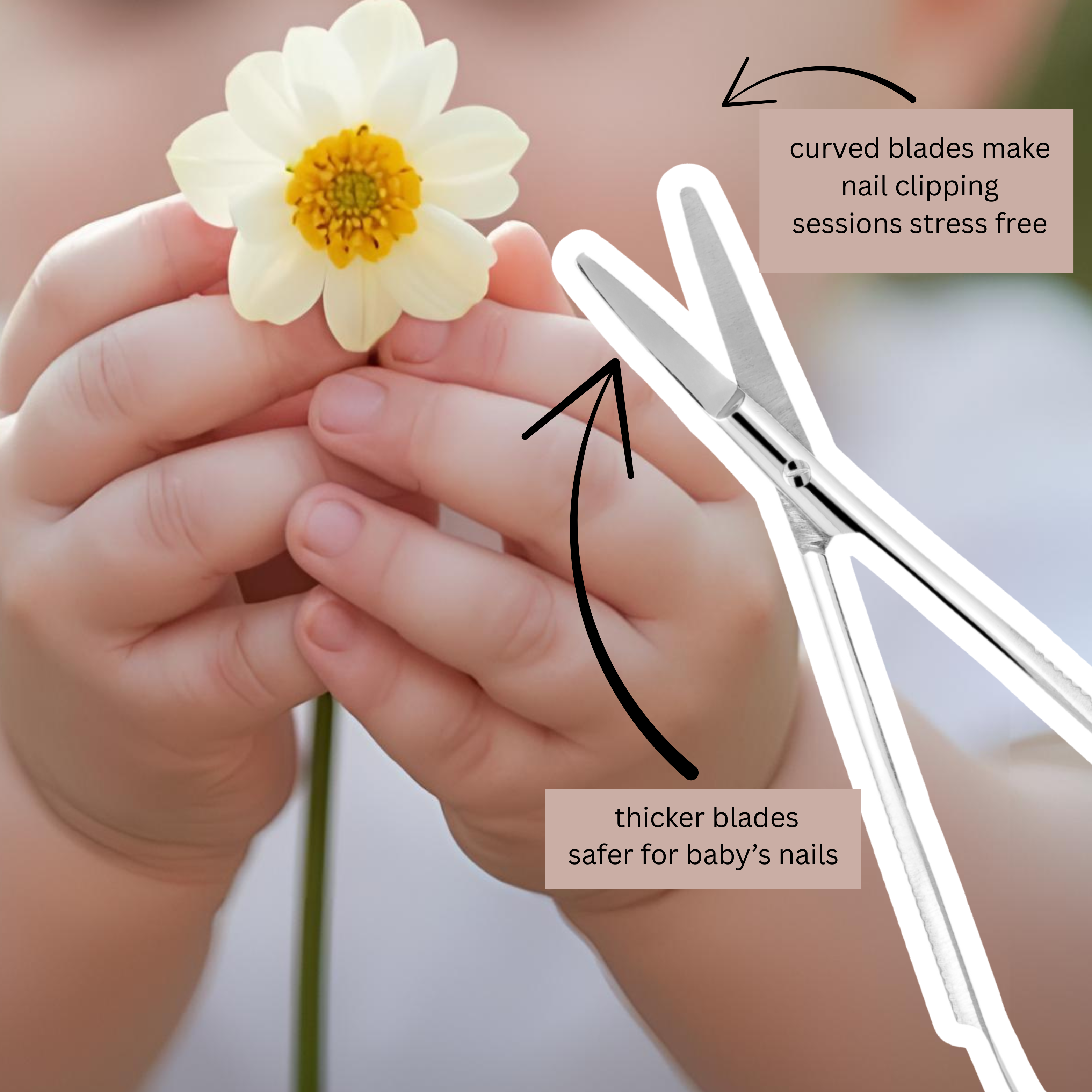 Curved Babysafe Scissors