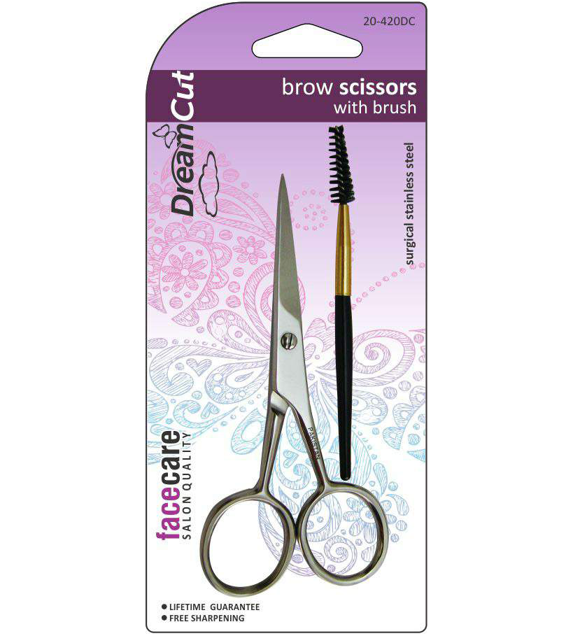 Brow Scissors with Brush