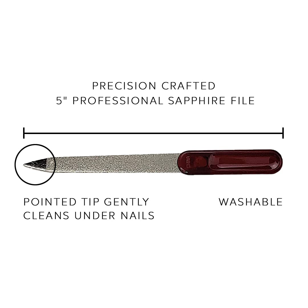 Professional Double Sided Sapphire Nail File For Manicure