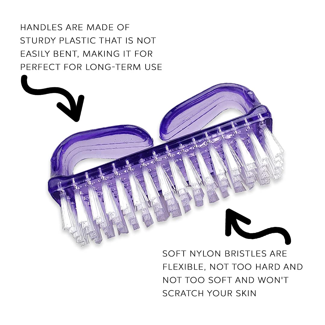 Fingernail Nail Brush Cleaner With Handle