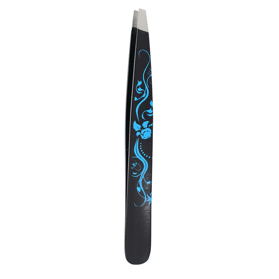 Expert Slant Tweezer - Blue Vine