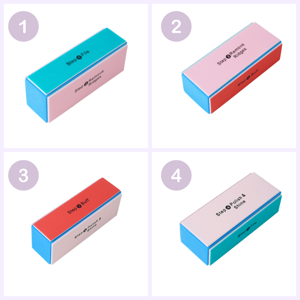 4 Way Nail Buffer Block