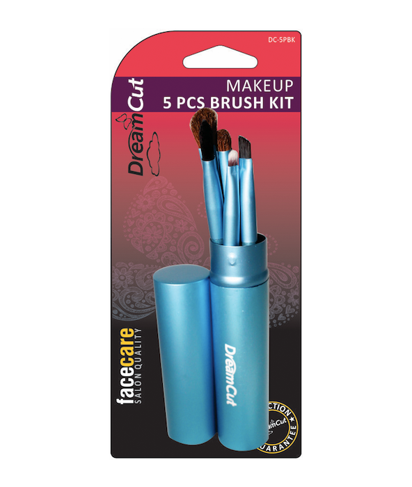 5 Piece Deluxe Makeup Brush Set