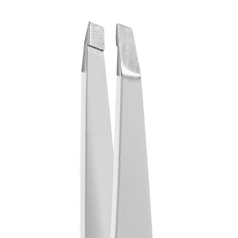 Slant Tip Tweezers with Brush Combo