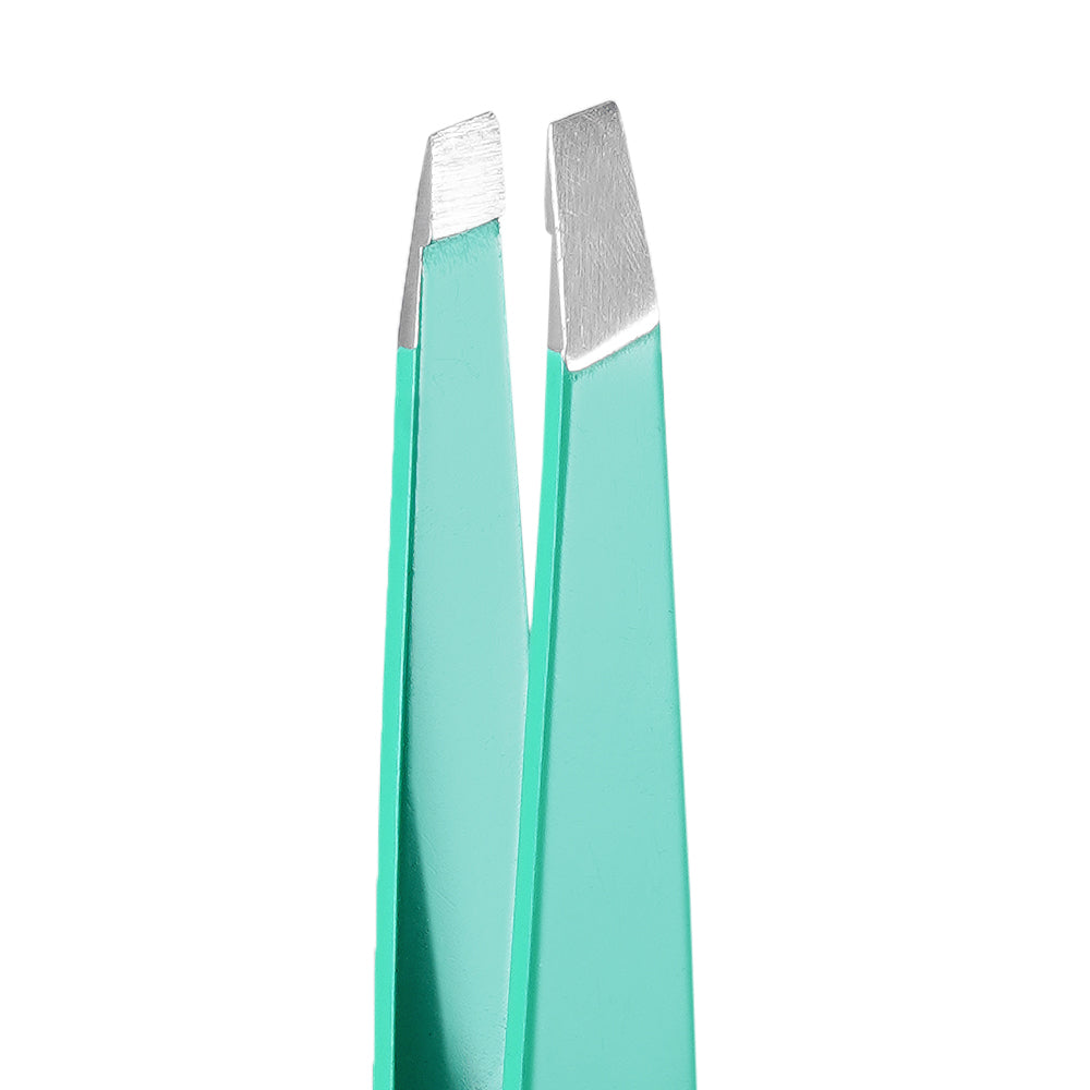 Slant Tip Tweezers with Brush Combo