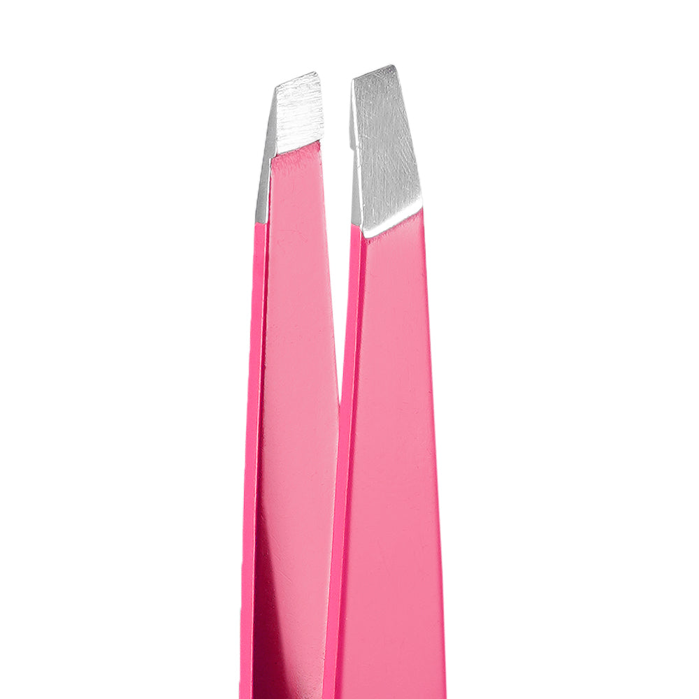 Slant Tip Tweezers with Brush Combo