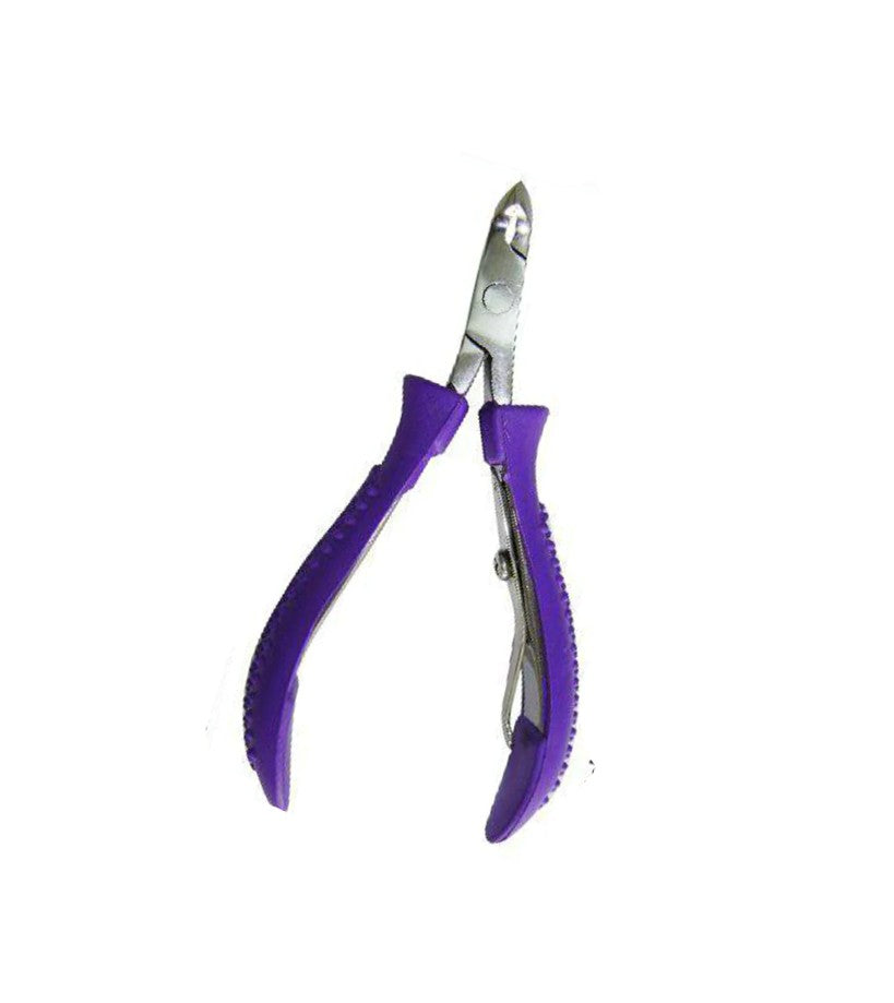 Comfort Grip Cuticle Nipper 1/4 Jaw-Purple Grips