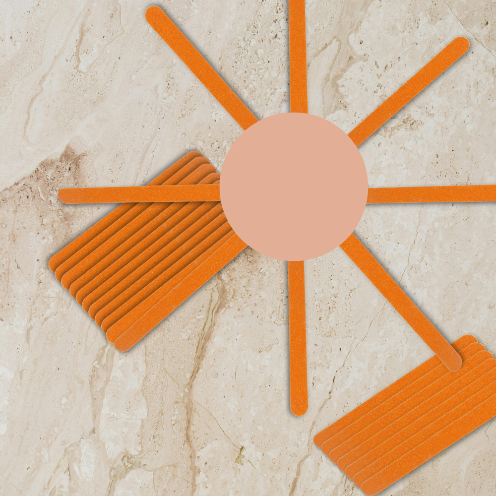 Professional Multi-Pack Nail File Emery Boards 10Pcs/Pack