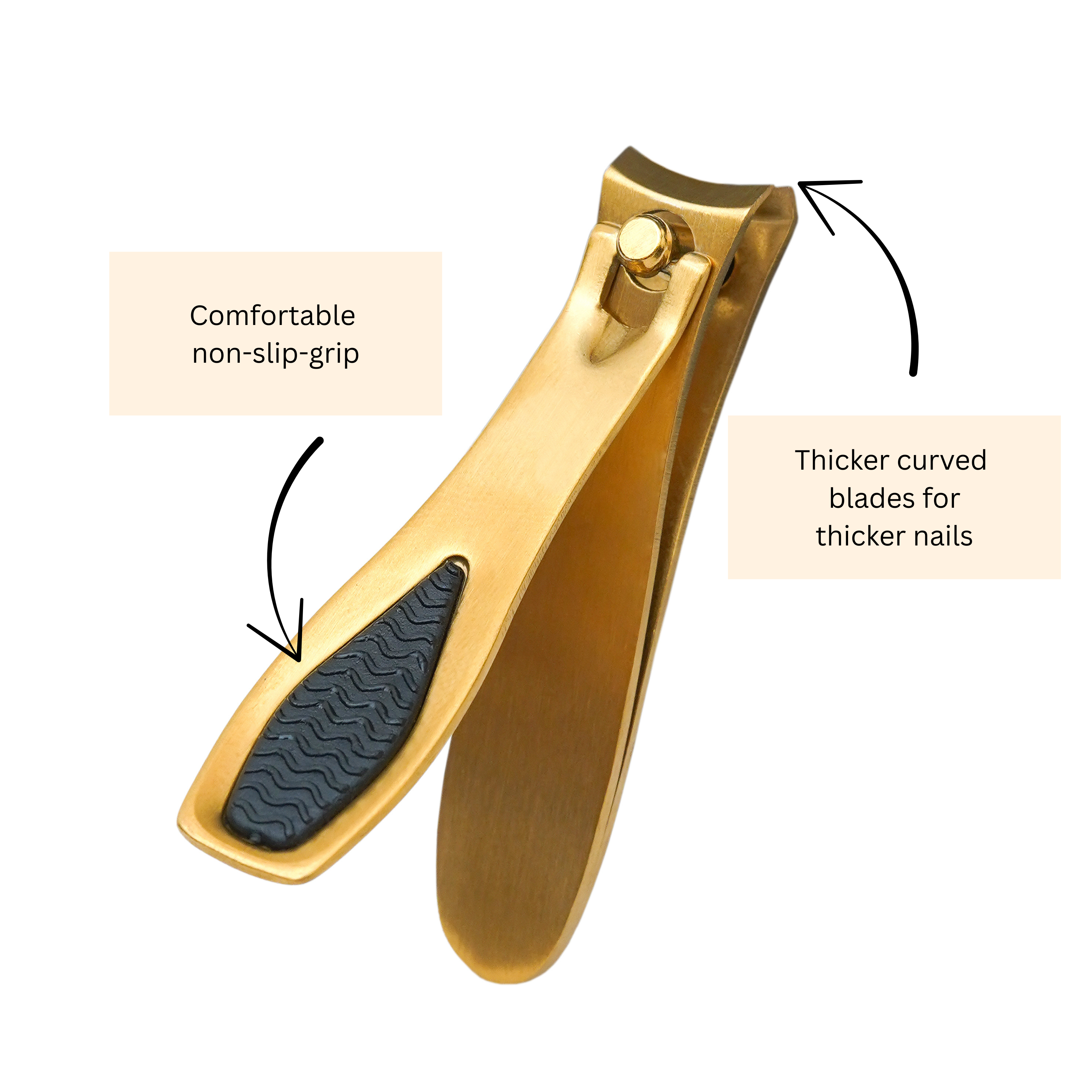 Fingernail Clipper Gold