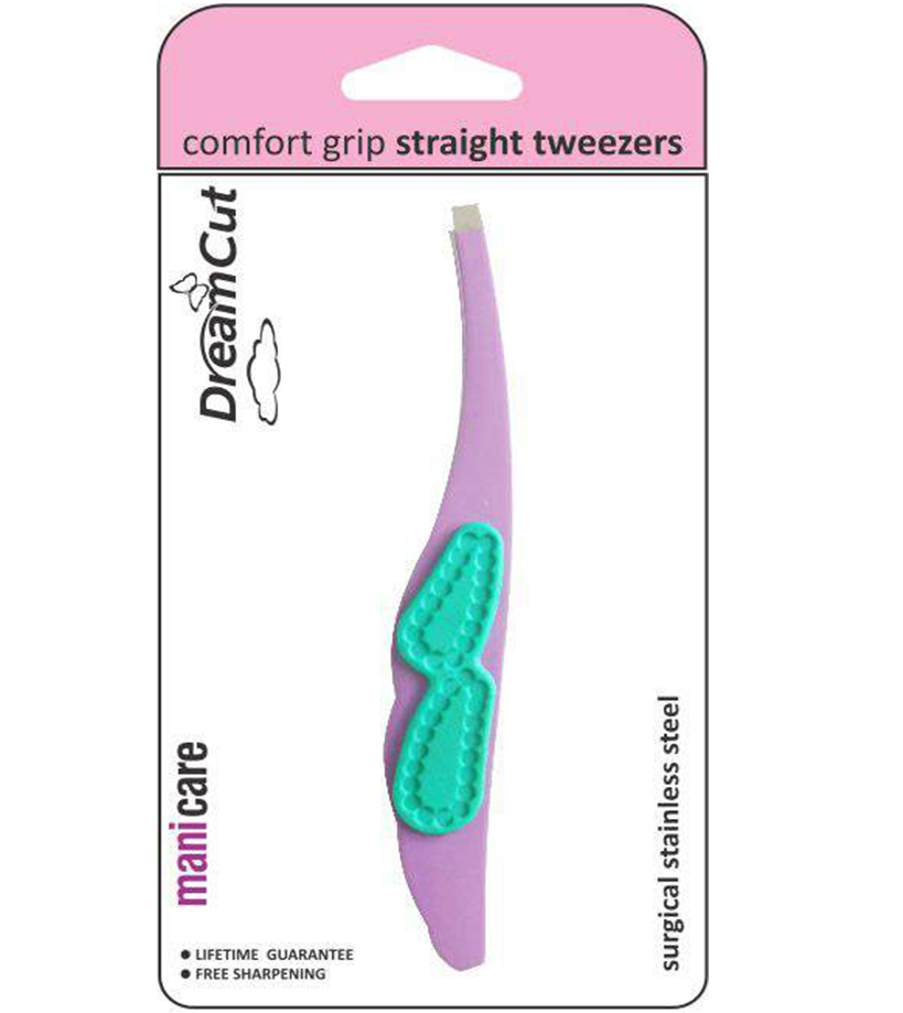 Comfort Grip Straight Tweezers