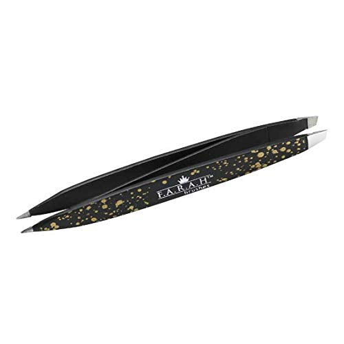 Z-Tweeze Professional Galaxy Gold Stainless Steel Dual Ended Precision Tweezers by F.A.R.A.H.
