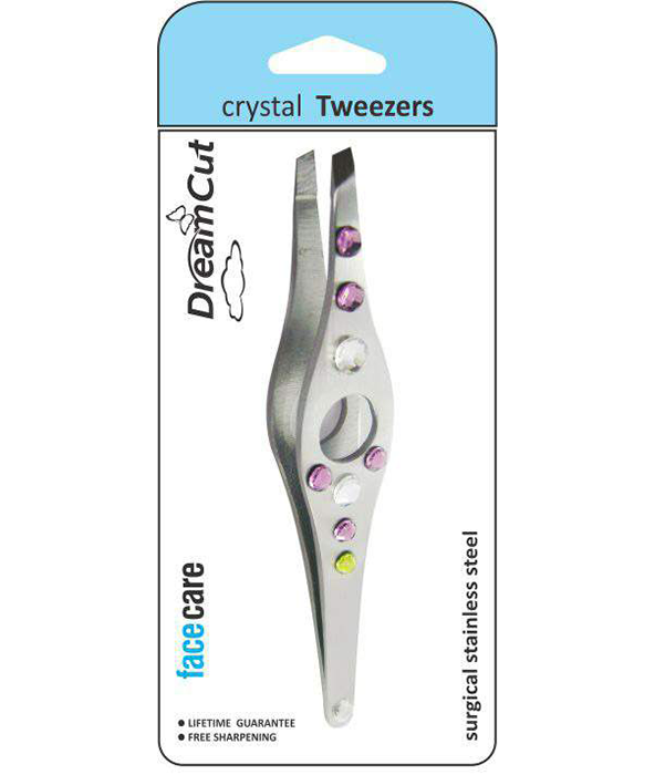 Crystal Slanted Tweezers-Gems