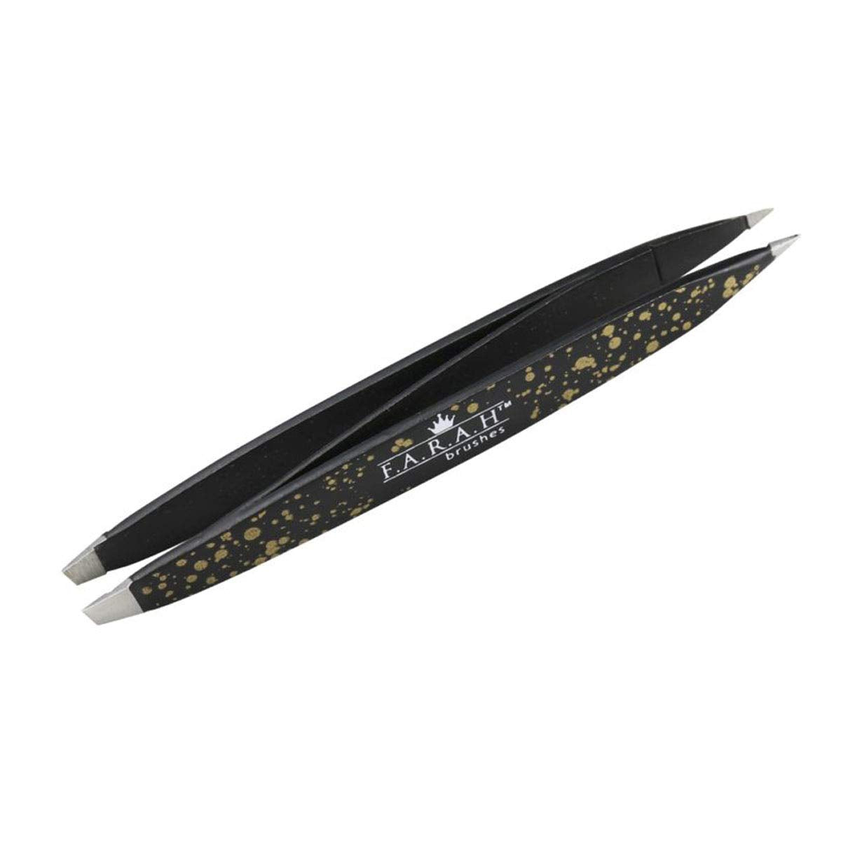 Z-Tweeze Professional Galaxy Gold Stainless Steel Dual Ended Precision Tweezers by F.A.R.A.H.